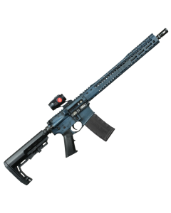 Black Rain Ordnance - Spec 15 Blue Titanium Battleworn with RT-3 30rd 16" 5.56x45mm