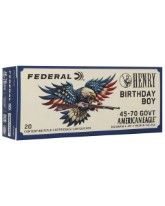Federal - 45-70 Govt 300gr JHP Henry 250th Birthday Boy Ammo 20rds