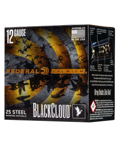 Federal - Premium Black Cloud Waterfowl 12ga 3" 1.25oz #BB 25rd