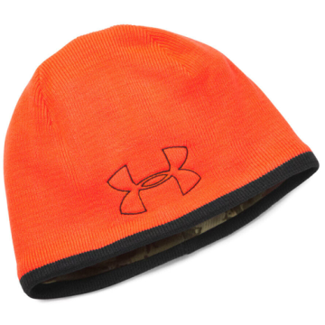 Under Armour - Reversible Beanie Forest All-Season Camo/Blaze Orange