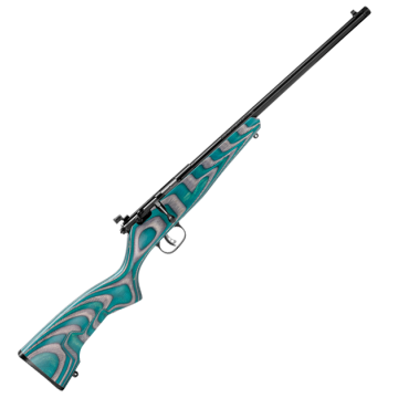 Savage - Rascal Minimalist Teal/Gray Threaded 16.125" 22 LR