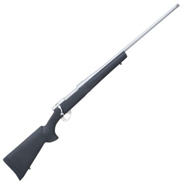 Howa - M1500 Hogue Stock Stainless/Black Threaded 24" 300 WIn Mag