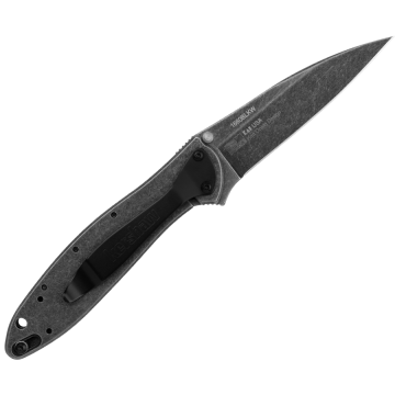 Kershaw - Ken Onion Leek Assisted Flipper 3" Blackwash Knife