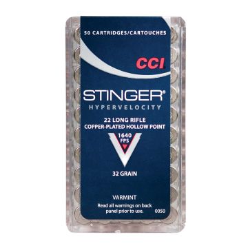 CCI - Stinger Hollow Point 22 LR 32gr 50rds
