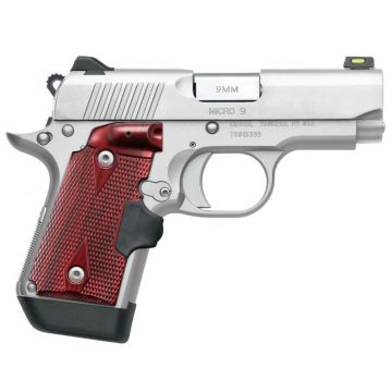 Kimber - Micro 9 Stainless Rosewood Laser Grip 7rd 3.15" 9mm