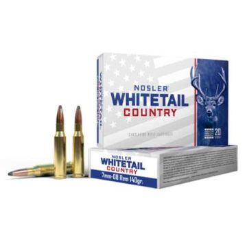 Nosler - Whitetail Country 7mm-08 Rem 140gr SBSP Ammo 20rd