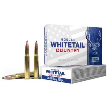 Nosler - Whitetail Country 30-06 Sprg 165gr SBSP Ammo 20rd