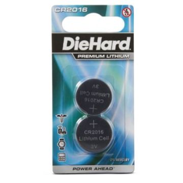 Die Hard - CR2016 Batteries 2 Pack