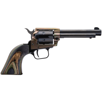 Heritage - Rough Rider Case Hardened/Camo Laminate 6rd 4.75" 22 LR