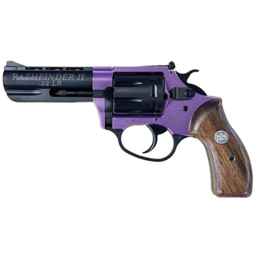 Charter Arms - Pathfinder II Davidson's Exclusive Lavender/Black/Wood 8-Shot 3.5" 22 LR