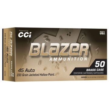 CCI - Blazer Brass 45 ACP 230gr JHP 50rd