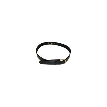Boston Leather - Leather 1.5" Basketweave Belt Brown