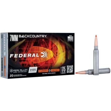 Federal - Fusion Tipped 7mm Backcountry 175gr 20rd