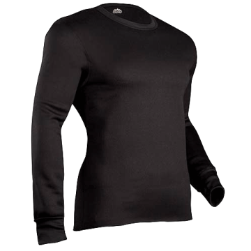 Coldpruf - Expedition Fleece Crew Long Sleeve Shirt Black 