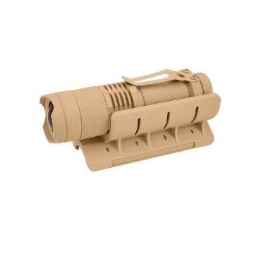 Hot Shot - BeamLOKR Shotgun Mount and 130 Lumen Flashlight (Desert Tan)