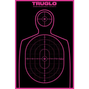 TruGlo - Target Handgun 12x18 Pink 6 Pack