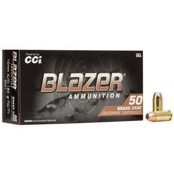 CCI - Blazer Brass 10mm 180gr FMJ FN 50rds