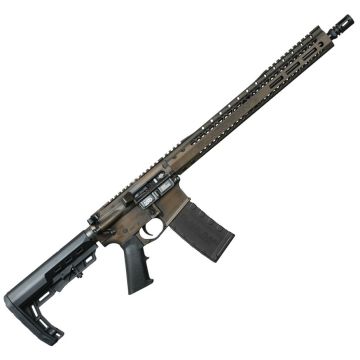 Black Rain Ordnance - Spec 15 Burnt Bronze Battleworn 30rd 16" 5.56x45mm