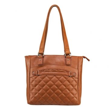 VISM - Quilted Tote Brown