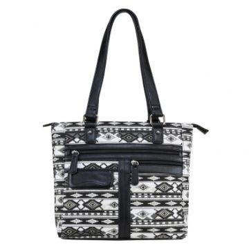 VISM - Printed Tote Black