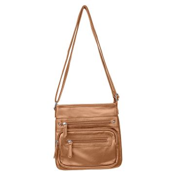 VISM - Small Messenger Crossbody Bag Brown