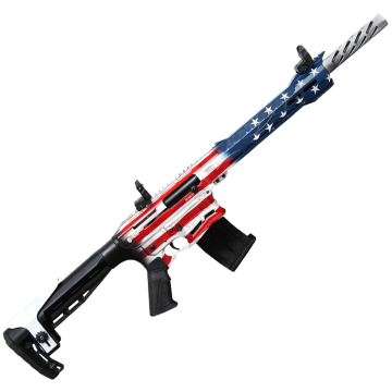 Citadel - Boss-25 AR Style Semi-Auto USA Flag 5rd 18.5" 12ga
