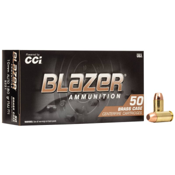 CCI - Blazer Brass 10MM Auto 180gr JHP 50rd