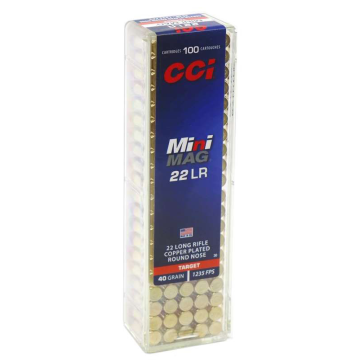 CCI - Mini-Mag 22 LR Round Nose 100rds