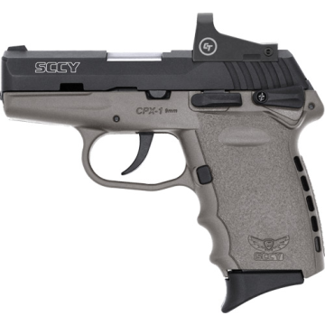 SCCY - CPX1 with Red Dot Gray/Black 10rd 3" 9mm 