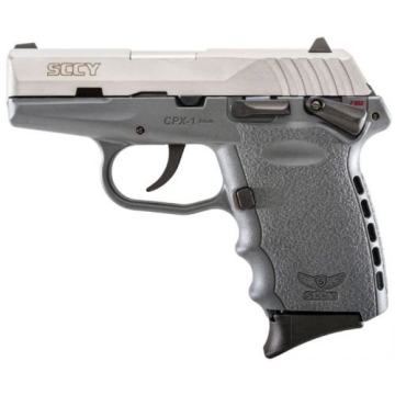 SCCY - CPX1 Shadow Grey /Silver Slide 10rd 9mm 