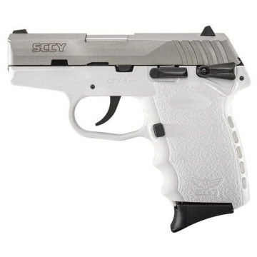 SCCY - CPX1  White /Silver Slide 10rd 9mm