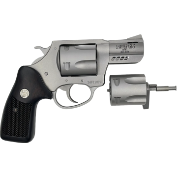 Charter Arms - Double Dog Combo Stainless 5-Shot 2.2" 357Mag/9mm