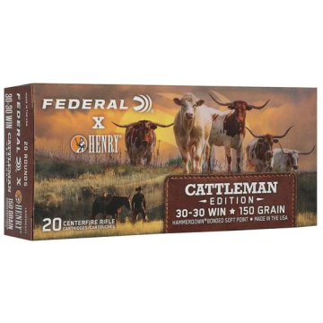 Federal - Ammo 30-30 Win 150gr Hammerdown Henry X Cattlemans Edition 20rds Bonded Soft Point