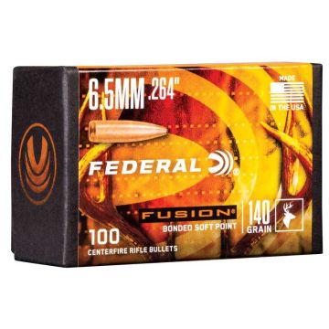 Federal - 264 Cal 140gr Fusion Component Bullet 100ct