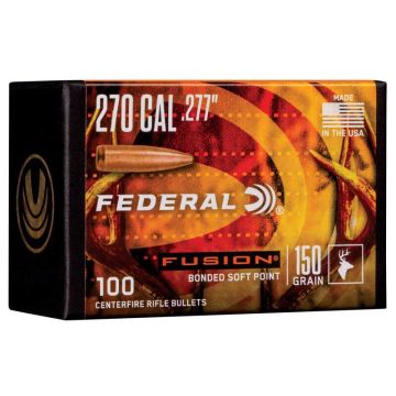 Federal - 277 Cal 150gr Fusion Component Bullet 100ct