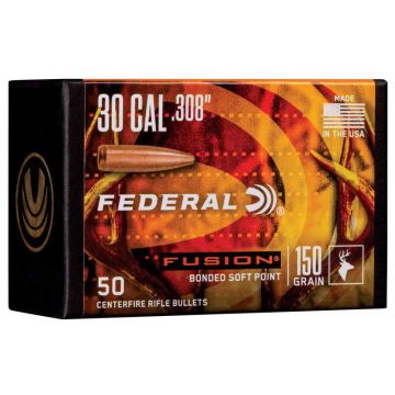 Federal - 308 Cal 150gr Fusion Component Bullet 150ct