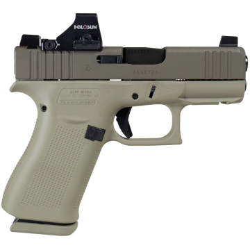 Glock - G43X w/Holosun Debo Green 10rd IVS 3.39" 9mm