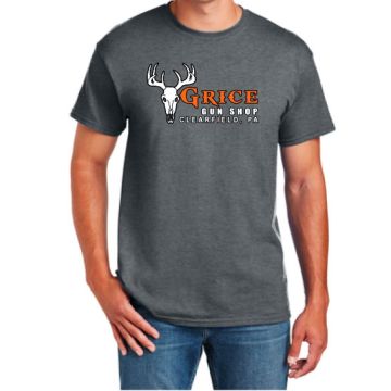 Grice Gun Shop - Grice Logo T-Shirt Dark Heather
