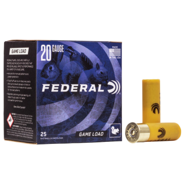 Federal - Game Load Upland 20ga 2.75" 6 Shot (7/8oz) 25rds