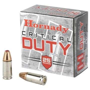 Hornady - Critical Duty 9mm+P 135gr FlexLock 25rds