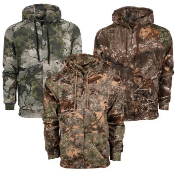King's Camo - Classic Cotton Full Zip Hoodie Desert Shadow