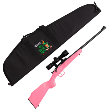 Keystone Sporting Arms LLC - Crickett Pink with Scope & Case 16.125" 22 LR