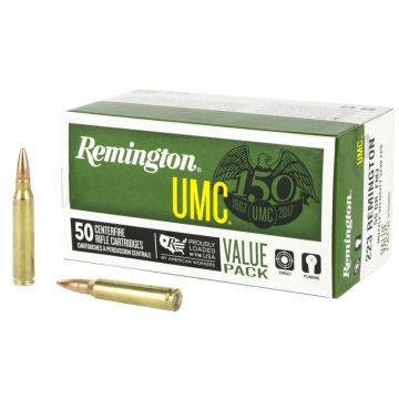 Remington - UMC 223 Rem 50gr JHP 50rds
