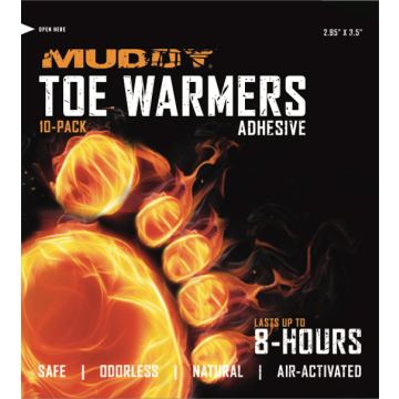Muddy - Toe Warmer with Adhesive 3pk