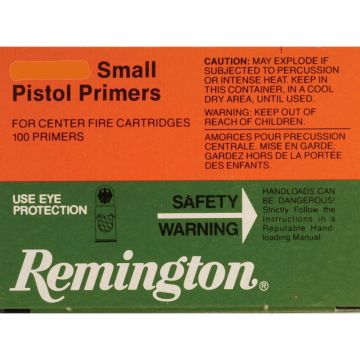 Remington - Small Pistol Primers 1 1/2 (100 Count)