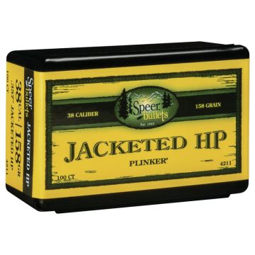 Speer - Jacketed Handgun Hollow Point 38cal 158gr (.357)