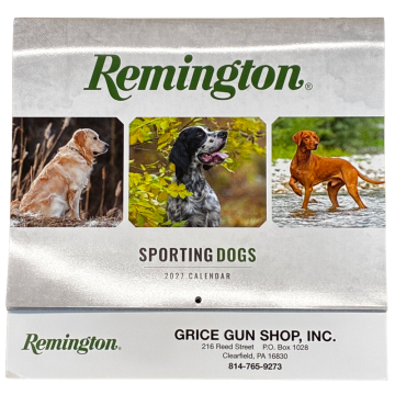 Grice Gun Shop - Remington Sporting Dogs 2027 Calendar 