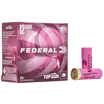 Federal - Top Gun Target  Pink 12ga 2.75" 8 Shot (1 1/8oz) 25rds