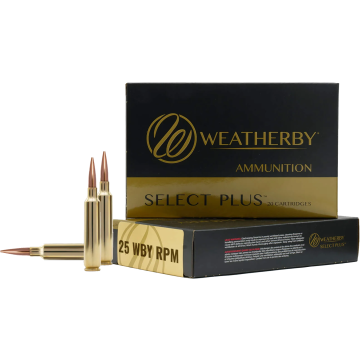 Weatherby - Ammo 25Wby RPM 133gr Berger Elite Hunter