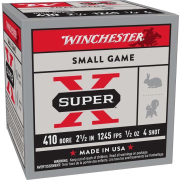 Winchester - 410 2.5" #4 Super-X Upland HB Shotshell 25rd